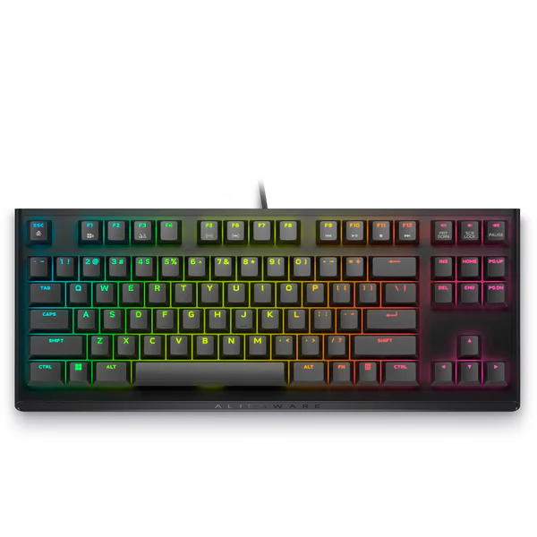 Dell Alienware AW420K | Ten-Keyless Backlit Mechanical Gaming Keyboard | Dark Side of the Moon